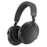 Fone De Ouvido Sem Fio Sennheiser Momentum 4 Fone De Ouvido Bluetooth Para Chamadas Cristalinas Com Cancelamento De Ruído Adaptável Vida útil Da Bateria De 60h Design Leve Dobrável Preto 