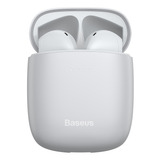 Fone De Ouvido Sem Fio Tws Baseus Encok W04 Cor Branco