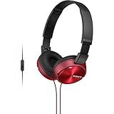 Fone De Ouvido Sony MDR ZX310AP RC UC Headphone Vermelho