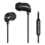 Fone De Ouvido Tae1126bk In Ear Com Microfone Philips Cor Preto