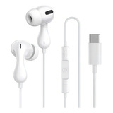 Fone De Ouvido Tipo C Baseus Encok Cz20 Intra auricular Cor Branco