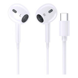 Fone De Ouvido Tipo C P Samsung A54 M54 S20 S21 Fe S22 S23 Cor Branco