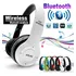 Fone Dobrável P47 Wireless Esportes Caminhada Lazer Cor Branco