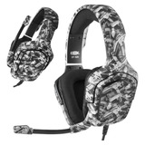 Fone Gamer Camuflado Celular Pc Ps4 Ps5 Xbox One Com P2 E P3