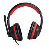 Fone Gamer headset Fortrek Spider Black Preto E Vermelho Cor Preto vermelho