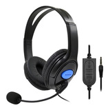Fone Headset C microfone Ps4 Playstation 4 Jogos Online Skyp