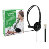 Fone Headset Chip Sce Telemarketing Conector