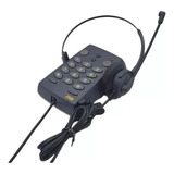 Fone Headset Com Base Discadora P Televendas E Callcenter