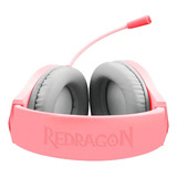 Fone Headset Gamer Redragon Hylas Pink Rgb H260