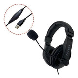 Fone Headset Home Office Telemarketing Callcenter Usb