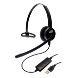 Fone Operador Zox Dh 80 headset Usb Padrão 