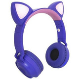 Fone Ouvido Bluetooth Estéreo Orelha Gato