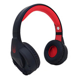 Fone Ouvido Bluetooth Sem Fio Headphone Áudio Stereo Inova Cor Vermelho