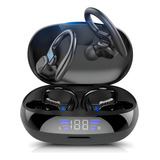 Fone Ouvido Esportivo Bluetooth Microfone Prova Dágua Ipx Cor Preto