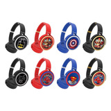 Fone Ouvido Infantil Super Heróis Bluetooth S Fio Regulável