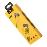 Fone Ouvido Stereo P2 3 5mm Super Bass Com Fio Android Iphon Cor Azul