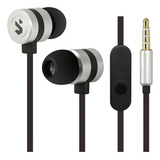 Fone Ouvido Stereo P2 3 5mm Super Bass Com Fio Android Iphon Cor Cinza
