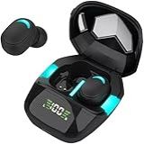 Fones De Ouvido Bluetooth 5 1 Sem Fio Som Estéreo Hi Fi À Prova D água Baixa Latência Inferior A 65 Ms Preto