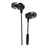 Fones De Ouvido Com Microfone E Fio Jbl C50hi Cor Preto