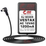 Fonte 12v 1 2a Para Dj Mixer Vestax Pmc 280