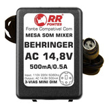 Fonte 14 8v Behringer Qx1202usb Ub1202fx Qx1002usb Xenyx