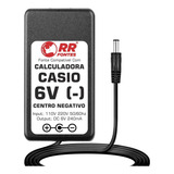 Fonte 6v Para Calculadora Casio Hr 200 Hr 170 Ad a60024 Plus