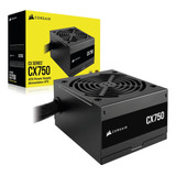 Fonte 750w Corsair Cx750 80 Plus Bronze Pfc Ativo Atx