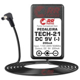 Fonte 9v 200ma Para Pedal Pedaleira