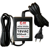 Fonte Ac 18v 110v Para Mixer Behringer Mx1604a Mx2004a