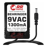 Fonte Ac 9v Amplificador Behringer Tube Ultragain Mic 100