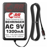 Fonte Ac 9v Amplificador Behringer Tube Ultragain Mic 200