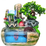 Fonte Agua Decorativa Cascata Artificial Relaxante 296701