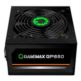 Fonte Alimentacao Preta 650w Gamemax 80 Plus Bronze