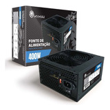 Fonte Atx 400w Real 24 Pinos Bivolt Manual Cabo Incluso Mymax