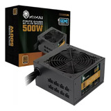 Fonte Atx 500w Real Mymax 80 bronze Semi Modular Pfc Ativo
