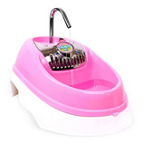 Fonte Bebedouro Cães E Gatos Basic Volcano Rosa Truqys