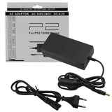 Fonte Bivolt 100 240v Compatível Com Playstation 2 Ps2 Slim
