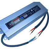 Fonte Blindada 12v 50a 600w Cftv Módulo Fita Led Ip67 220v