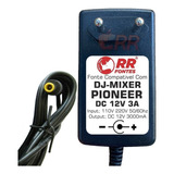 Fonte Carregador 12v Dj Mixer Pioneer Djm 250 Mk2 Rekordbox