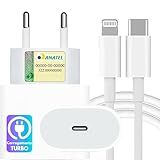 Fonte Carregador 25W Turbo - Cabo Usb-C-Lightning Compatível IPhone X Xr SE 11 12 13 14 Carga Ultra Rápida - Premium-