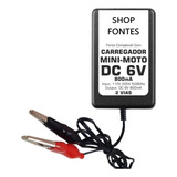 Fonte Carregador 6v Mini Moto Elétrica Bandeirante Garras