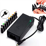 Fonte Carregador Notebook Netbook Laptop Universal 8 Pinos Conectores 120w 8a Entrada Bivolt 12v A 24v Ajustável Inova