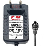Fonte Carregador Super Nintendo Super Nes 10v 850ma Bivolt
