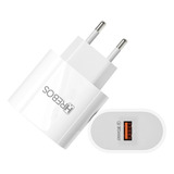 Fonte Carregador Turbo 18w Usb Para iPhone Samsung Xiaomi
