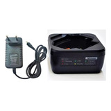 Fonte Carregadora E Base Compartivel Rádio Motorola Dtr 720