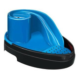 Fonte Cascata Bebedouro Cão Gato 2 5l Bivolt Cor Azul E Preto