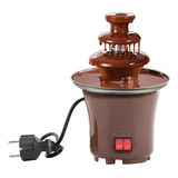 Fonte Cascata Chocolate Festas Eventos Frutas Diversas Lar Cor Marrom 110v