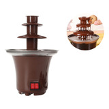 Fonte Cascata Fondue Chocolate 3 Andares Inox 110v Incrível