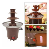 Fonte Cascata Máquina Chocolate Fondue Torre 3 Andares
