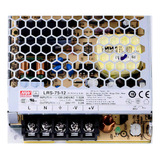 Fonte Chaveada Driver Mean Well Lrs 75 12 75w 12v 6a